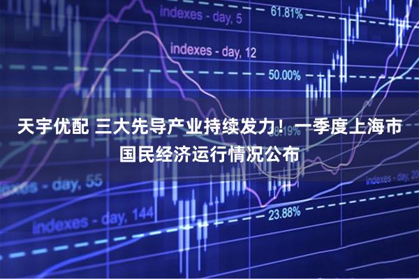 天宇优配 三大先导产业持续发力！一季度上海市国民经济运行情况公布