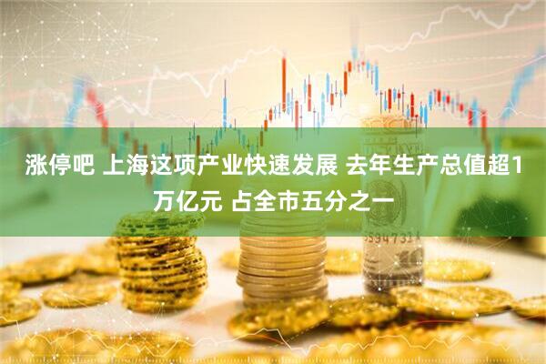 涨停吧 上海这项产业快速发展 去年生产总值超1万亿元 占全市五分之一